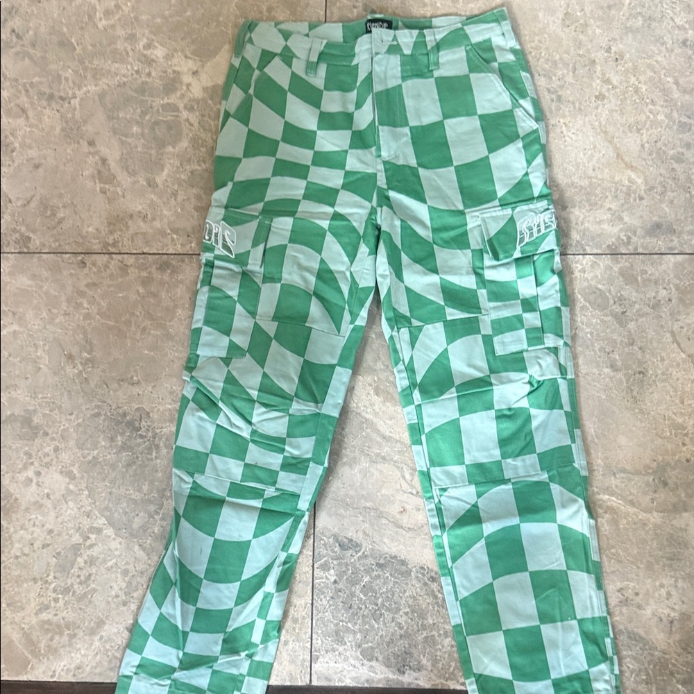 Ripndip Mint Green Checkered Pants